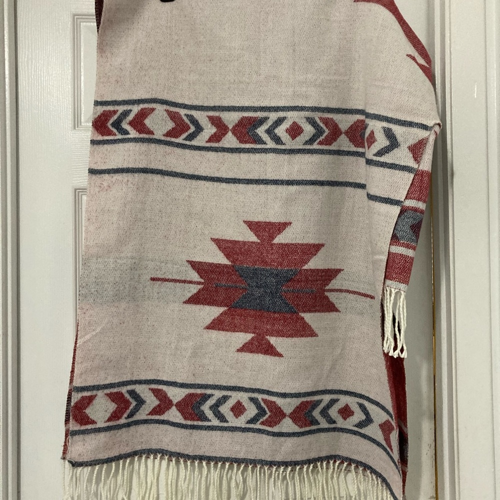 bp fringed blanket scarf.